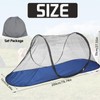 YOUYIKE Mosquito Net Travel Foldable Pop-Up - Mosquito Net Bed