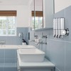 YIAOZ 3 in 1 Chamber Wall Mounted BathroomShower Pump Dispenser,Dispensers