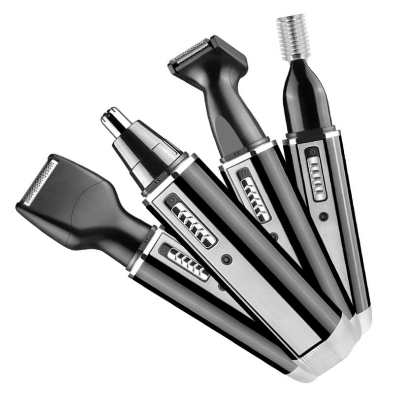 4 in 1 Electric Nose Hair Trimmer Multifunctional Rechargeable Nose