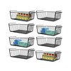 8 PACK Hanging Under Shelf Storage Basket Kitchen Cabinet Organizer