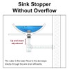 Silver, Solid Brass Bathroom Sink Drain Kit, Adjustable Bottle Trap,