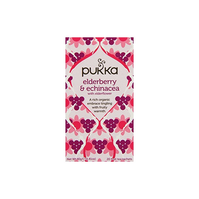 Pukka Herbal AYURVEDA Organic Elderberry & Echinacea - R 20bags