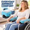 2 Pcs Wheelchair Armrest Cushions for Everyday Comfort – Soft