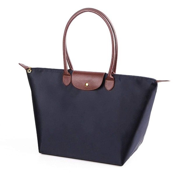 Blostirno Women’s Foldable Tote Bag/Hand Bag, Nylon, Waterproof, Large Capacity,