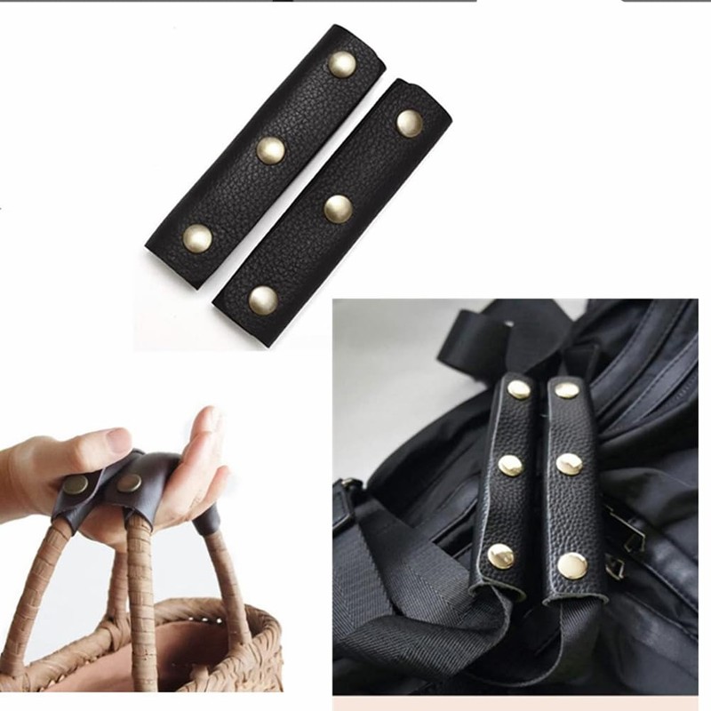 Handbag Handle Wrap Cover, PU Leather Handle Wrap, Soft Leather