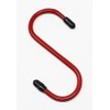 fiXte Plasic Coated S Hooks Rubber Ends Storage Kitchen Garage