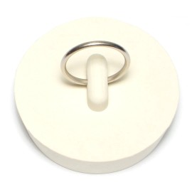 Unbranded 1-7/8" x 1/2" White Rubber Stoppers (3 pcs.)