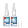 2Pack 20g Clear Glass Glue - Strong Adhesive for Glass