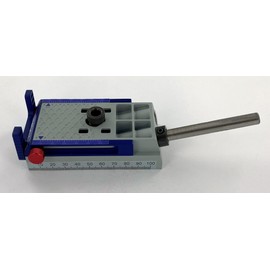 Tivoly 11110220006 Invisible Assembly Kit with 15° Angle Guide, Step Drill Diameter 9.5 x 200 mm, Pz2 LG 150 mm, Blue Grey