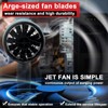 Jet Fan, High-Power Dust Blower, Ergonomic Handle, Powered for Home,