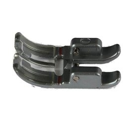 Gritzner Nähfuß Nr. 1 für Nähmaschinen mit Obertransport (5mm Stichbreite) z.B Tipmatic 1035, 1037, 6122, 6152