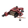 10 Wraps Coil Tattoo Machine Iron Frame Red Hollow Butterfly