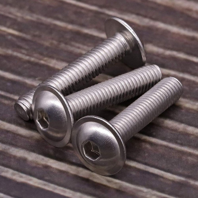 M5-0.8 x 40mm Flanged Washer Button Head Socket Cap Screws,