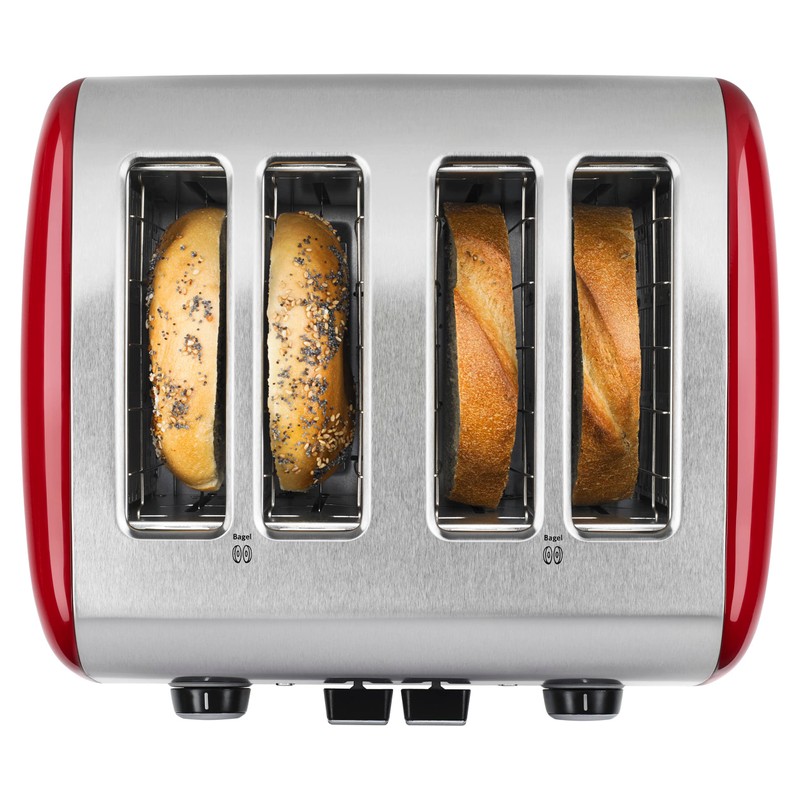 KitchenAid 4 Slice Manual Lift Toaster KMT4115ER, Empire Red