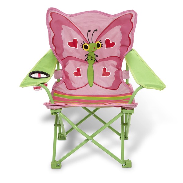 Melissa & Doug Bella Butterfly Child's Outdoor Chair (Frustration-Free Packaging)