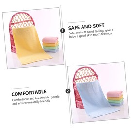 OHPHCALL Kids Face Towels 8 Pack Soft Bath Towels Sturdy Quick Dry Face Washing Towel