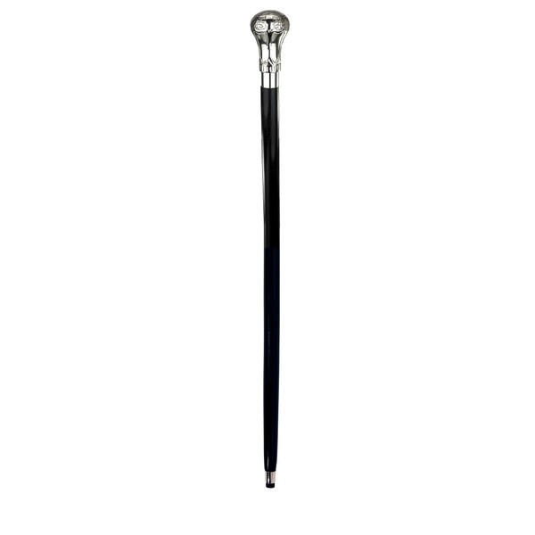 Design Toscano Empress Collection: Flamboyant Floral Solid Hardwood Walking Stick, Cherry