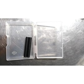 SMARTAKE 40 Pcs Refrigerator Magnets, 6x2mm Small Round Fridge Magnets, Multi-Use Premium Neodymium Tiny Circle Magnets, for Whiteboard, Billboard, Crafts, DIY, Home, Kitchen, Office, School (Black)