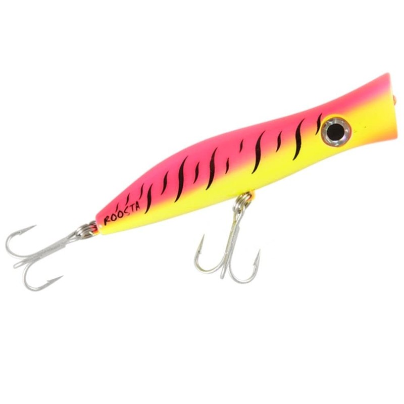 Halco Roosta Popper 135mm White Redhead