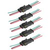 Acouto Conectores eléctricos de 3 pines Conector de 3 pines