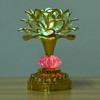 LED Multicolor Buddhist Lotus Lamp with 13 Different Buddhist Songs