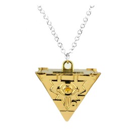 OfficialOtaku Yugi Millennium Puzzle Pyramid Cosplay Pendant Chain Necklace