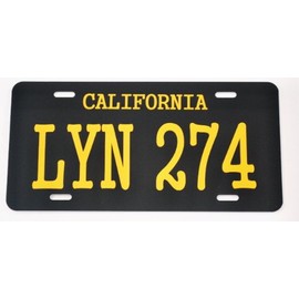 ELEANOR METAL LICENSE PLATE LYN 274 FITS FORD MUSTANG SHELBY GT500 FASTBACK GONE IN 60 SECONDS TAG 6 X 12 HOT Rod Muscle CAR Classic Museum Collection Novelty Gift Sign GARAGE MAN CAVE