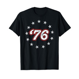 Vintage 1776 - Patriotic 4th of July '76 - Colonial Flag T-Shirt