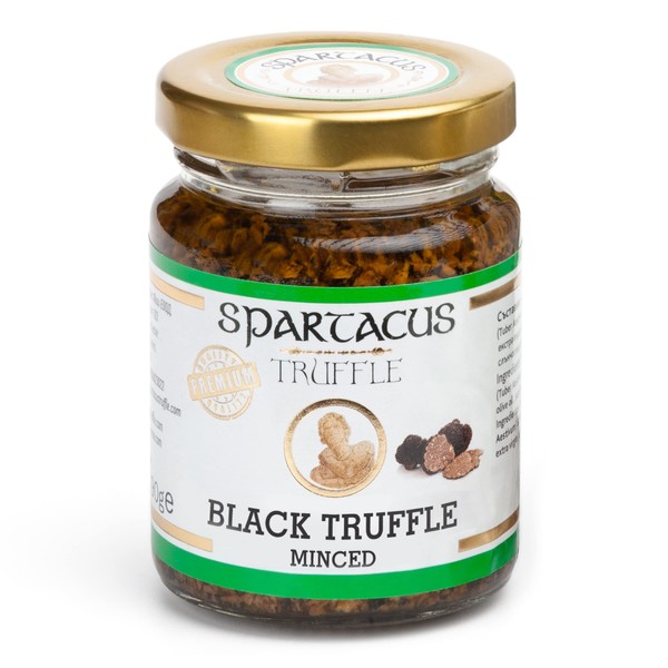 Spartacus Black Truffles Preserved in Extra Virgin Olive Oil -