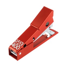 Sax 400 | All Metal Stapler – Stapler with Robust and Durable with 10 Year Guarantee 25 Blatt red