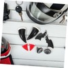 iplusmile 4Pair Motorcycle Helmet Decorations Cat Ears Devil Horns Bat