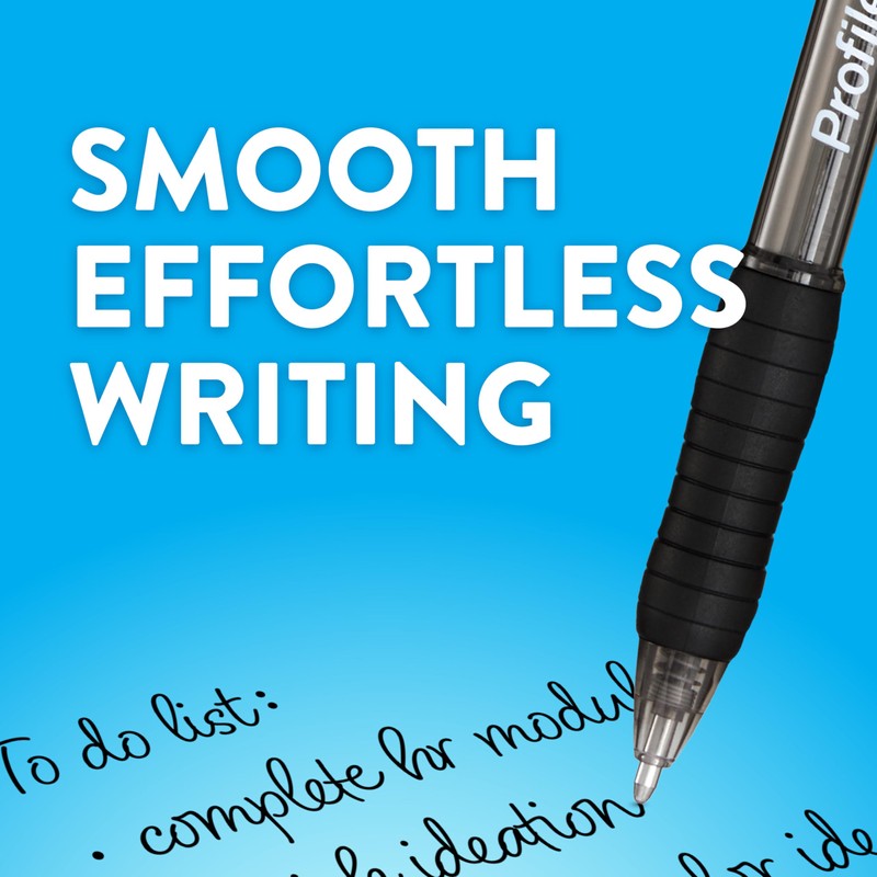 Paper Mate Profile Retractable Ballpoint Pens Bold, 1.4mm, Assorted Colors,