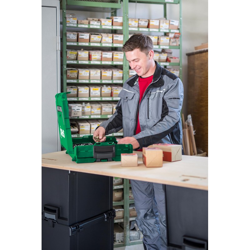 SPAX Assortment Box for Tool and Screw Case Organizer Sorting