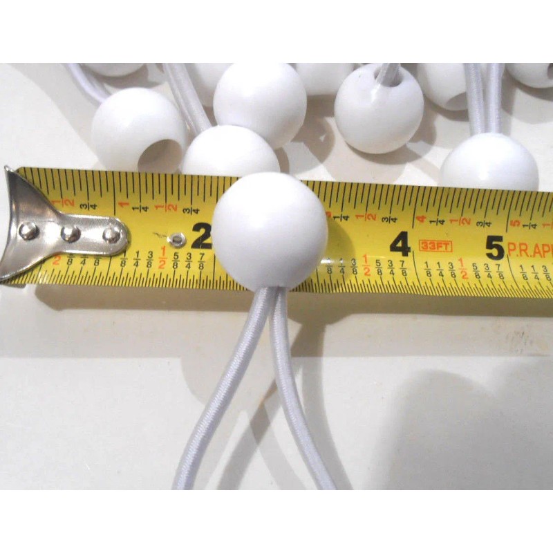 ctt/itt BALL BUNGEE CORD LOT OF 10 PC. 6" INCH