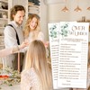 RPLCSPC Printed Party Bridal Shower Games, Over or Under, Botanical