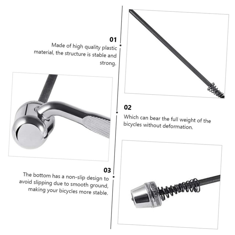 Sosoport 2 Pcs Bike Front Wheel Riser Block Non Slip