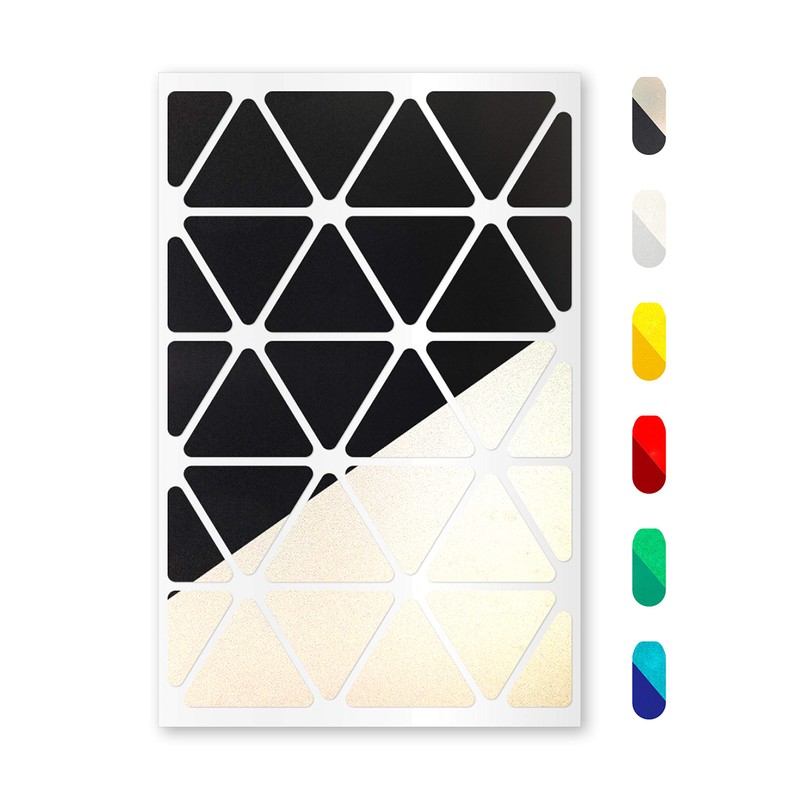 Reflexsticker Triangles Classic Edition in 6 Colours to Choose From
