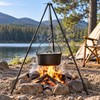 Adjustable Camping Tripod for Campfire Cooking – Portable Hanging Pot