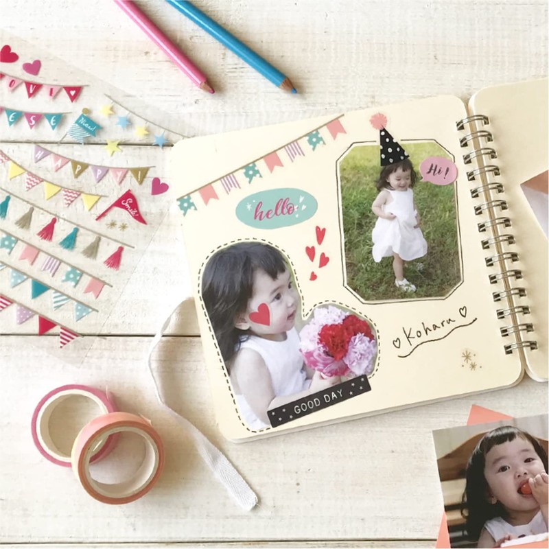 Lab Clip Scrapbooking Square Ecru SCSQ02-EC