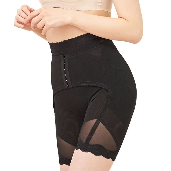 Magical Sherri Women's Pelvic Shorts, Postpartum Girdle, Shapewear Butt Lifting, Set of 4, Black, XL Size