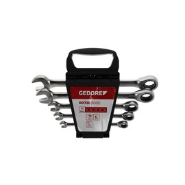 Gedore R07105005 Ring Ratchet Wrench set metric 5-piece
