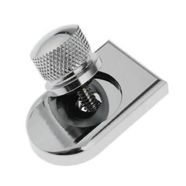 Chrome Rear Seat Screw Bolt Mount Knob Cover For Harley Touring Softail Sportster Dyna CVO 1996-2016