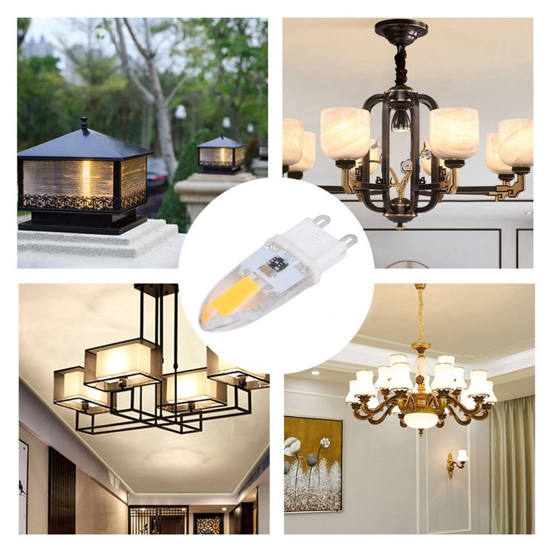 6PCS G9 LED COB Light Bulb 500LM Ceiling Lamp Bulb