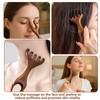 hinbkenla Scalp Massager Comb 2PCS Wooden