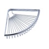 Beelee Rustproof Corner Triangular Bath Shelf Shower Caddy,Wall Mounted Stainless