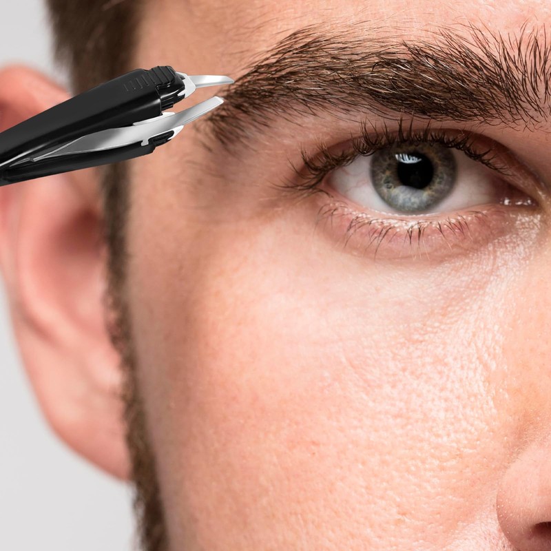 WELANE Professional Eyebrow Tweezer, 1 PCS Stainless Steel Slant Tip
