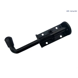 6-3/4" Heavy Duty Spring Loaded Barrel Bolt Latch for Shed Doors, RV Trailer Gates, Ramps (2)
