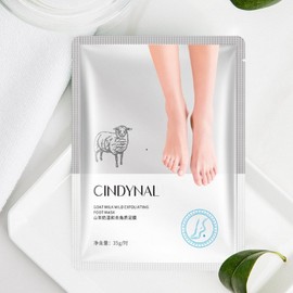gouwa-429 Goat milk foot mask moisture replenishment and moisturizing foot mask exfoliation relief niacinamide brightening, 2 pieces, 5 sheets / gouwa-429 산양유 풋 마스크 수분 보충 및 보습 풋 마스크 각질 완화 나이아신아마이드 브라이트닝, 2개, 5매입