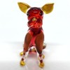 Sansukjai Frenchie Miniature Tiny Figurines Hand Blown Glass Art Animals