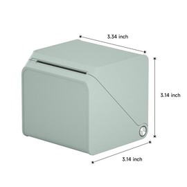 HPRT T260LR 2 Inch Label Maker - Portable Bluetooth Thermal Label Printer,  Wireless Sticker Mini Printer with Waterproof Tape for Small Business, Barcode, Name, Address, Mailing, Apparel, School, Home and Office - Color: green